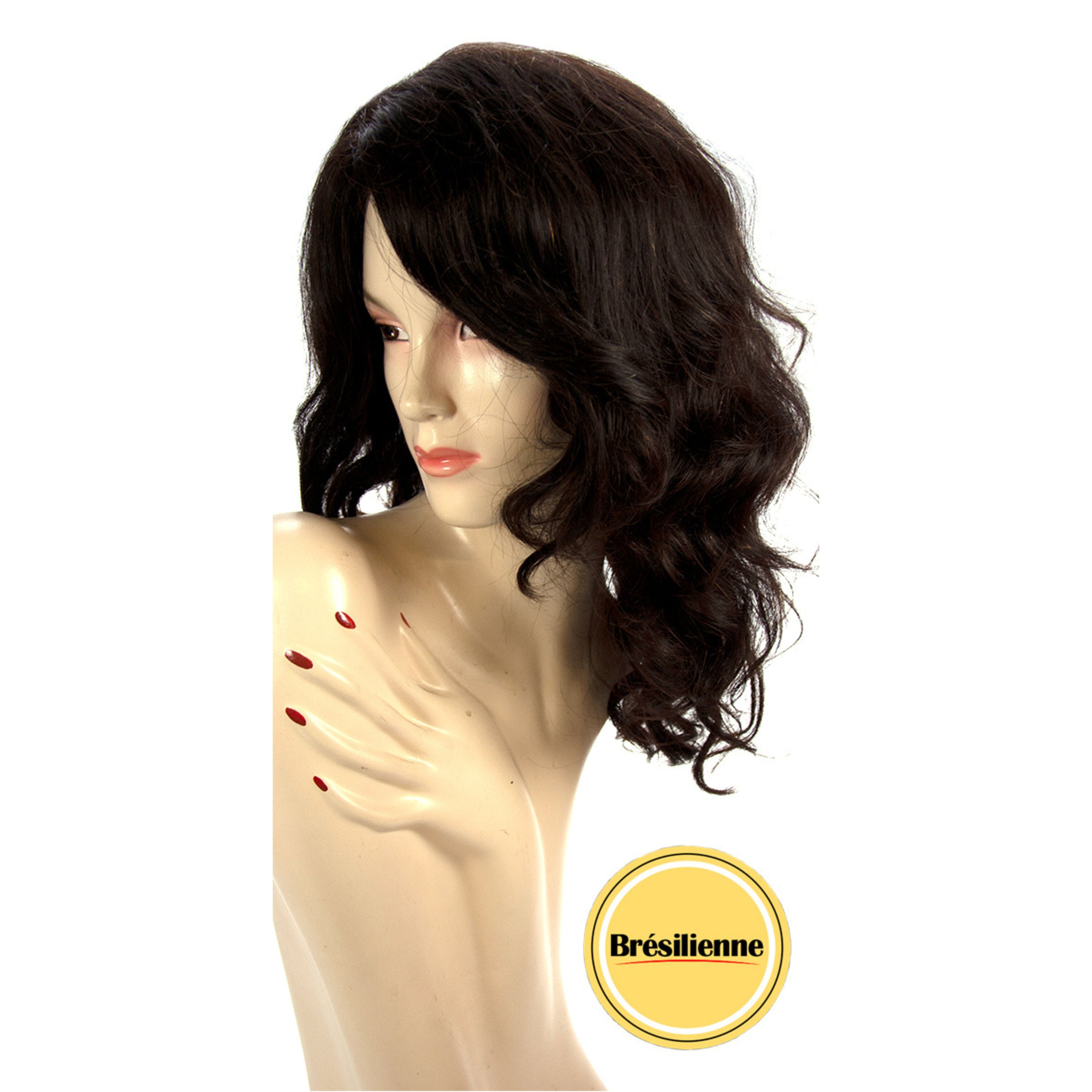 peluca naturl pelo human brasilena a 2