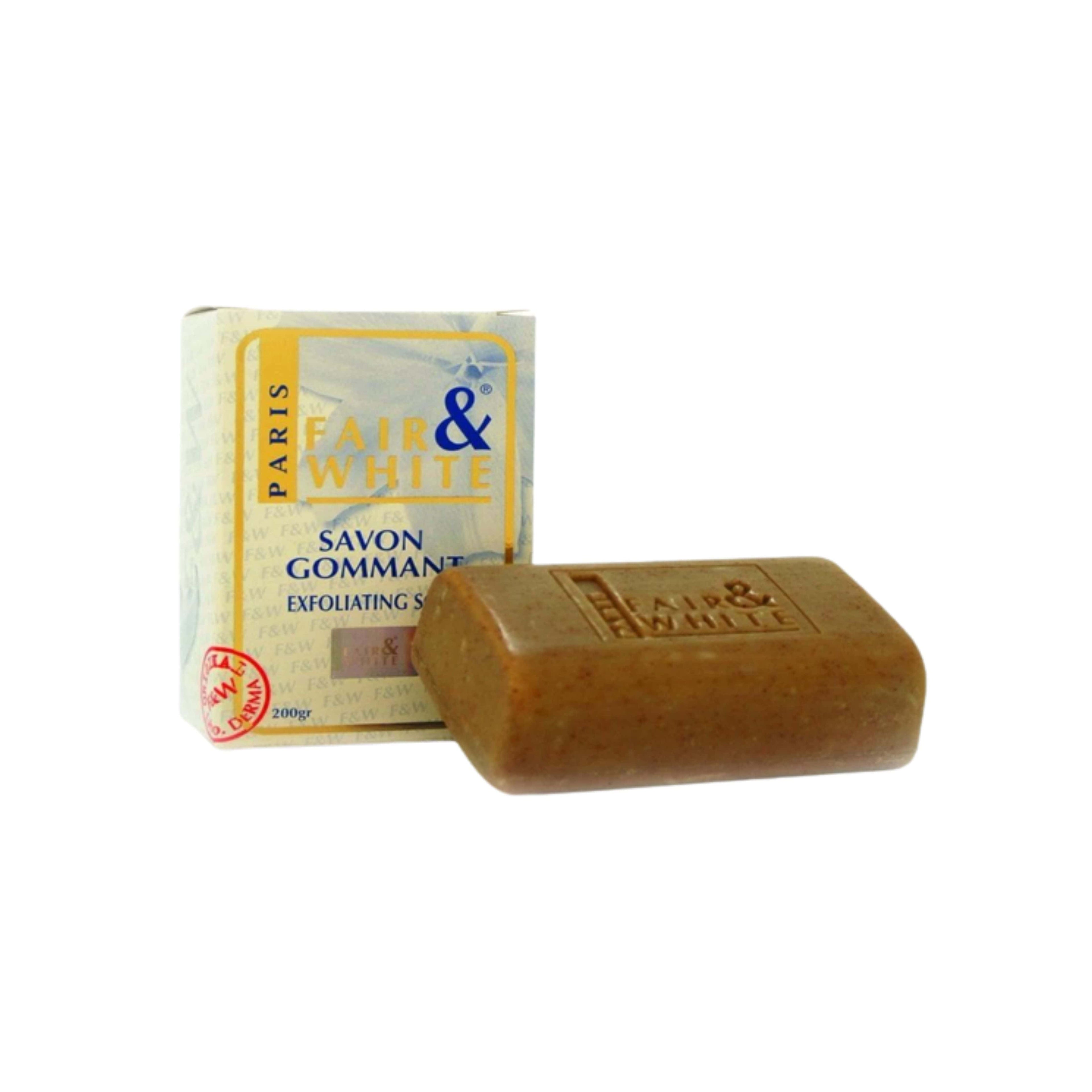 exfoliating soap fair white 200 gm