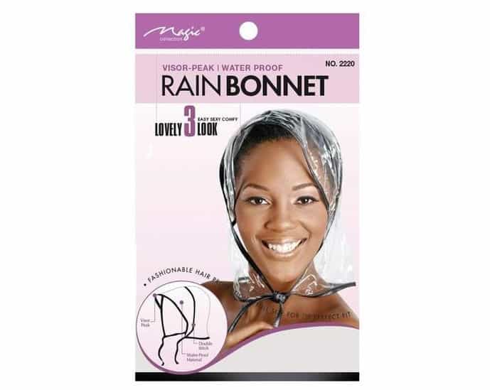 gorro paragua transparante rain bonnet cap 2220 magic collection