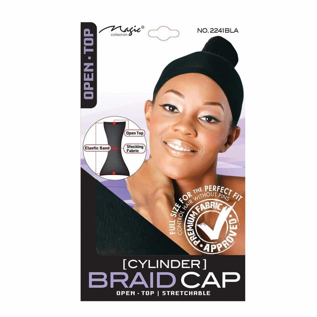 gorro braid cap open top 2241bla magic collection