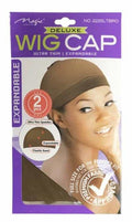gorro peluca deluxe wig cap 2225ltbro magic collection 2 unidad