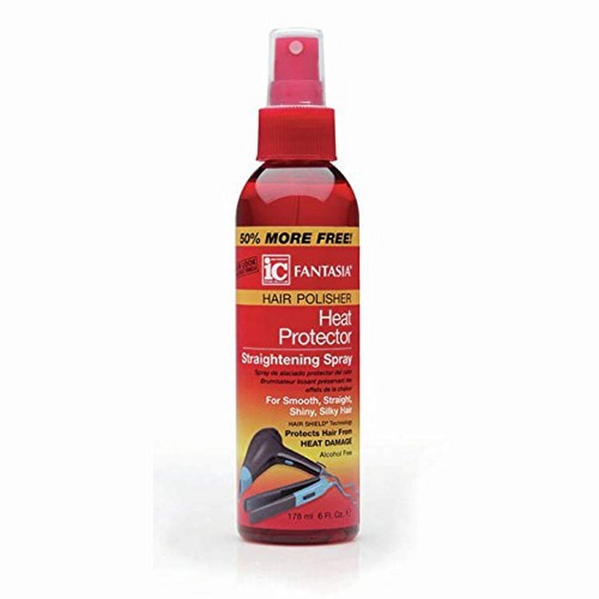 fantasia ic hair polisher heat protector spray 178 ml