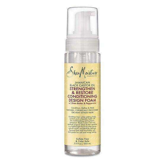 jamaican black castor oil strengthen restore conditioning design foam