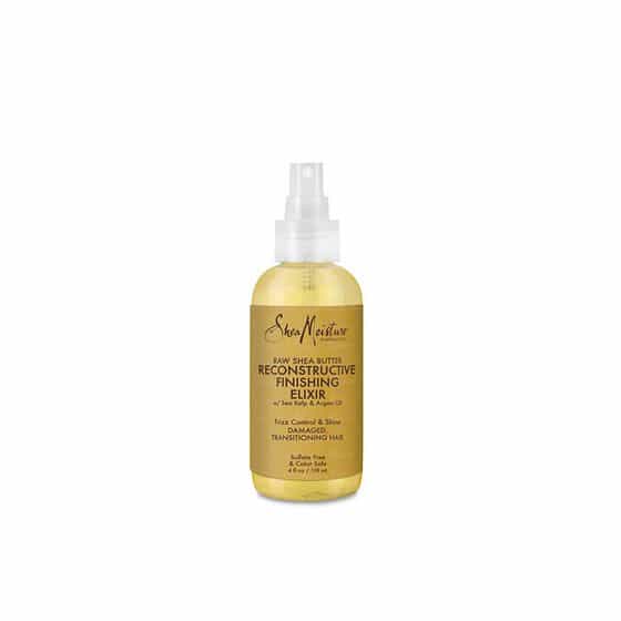 raw shea butter reconstructive finishing elixir shea moisture 4oz