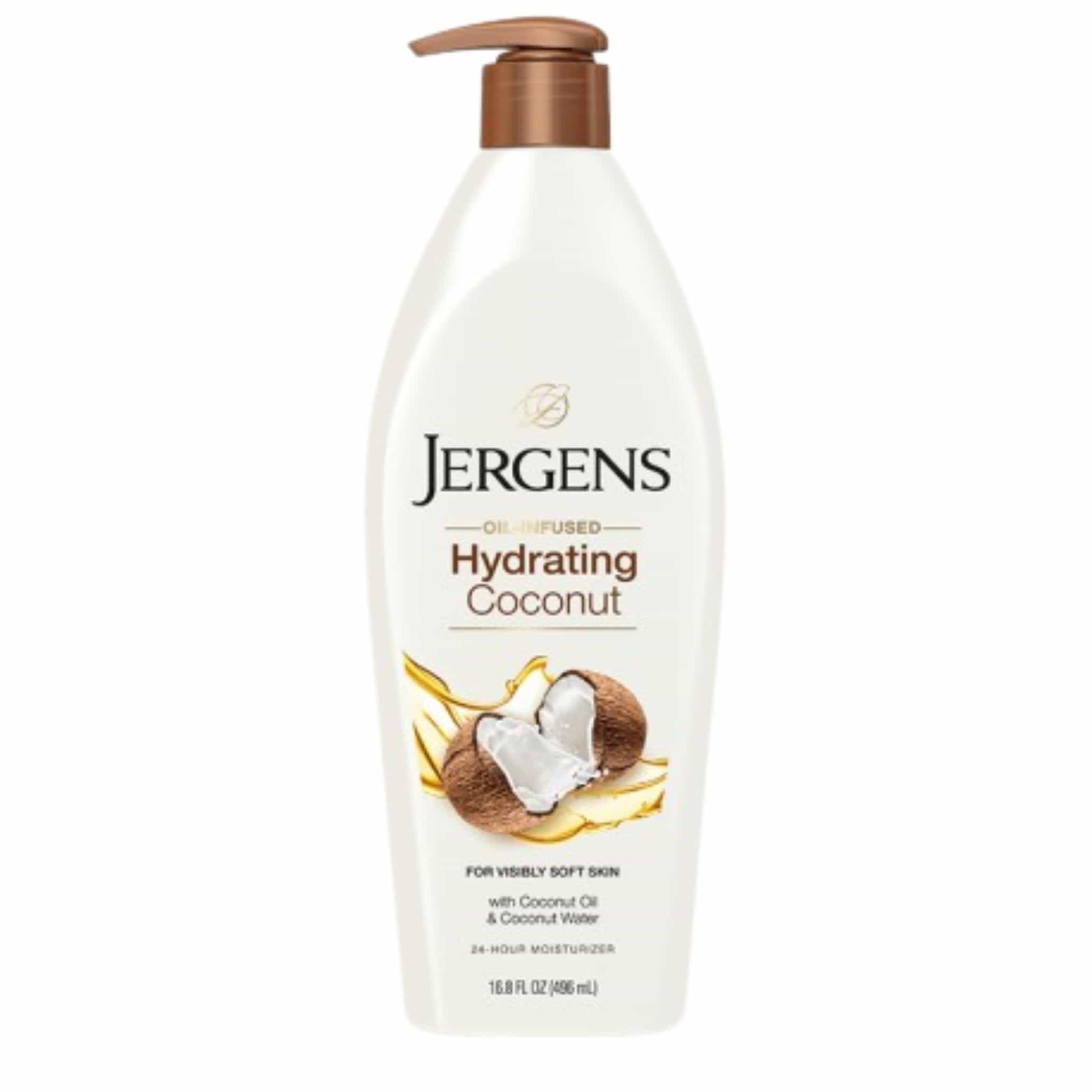 jergens hydrating coconut 24 hour moisturizer 621ml