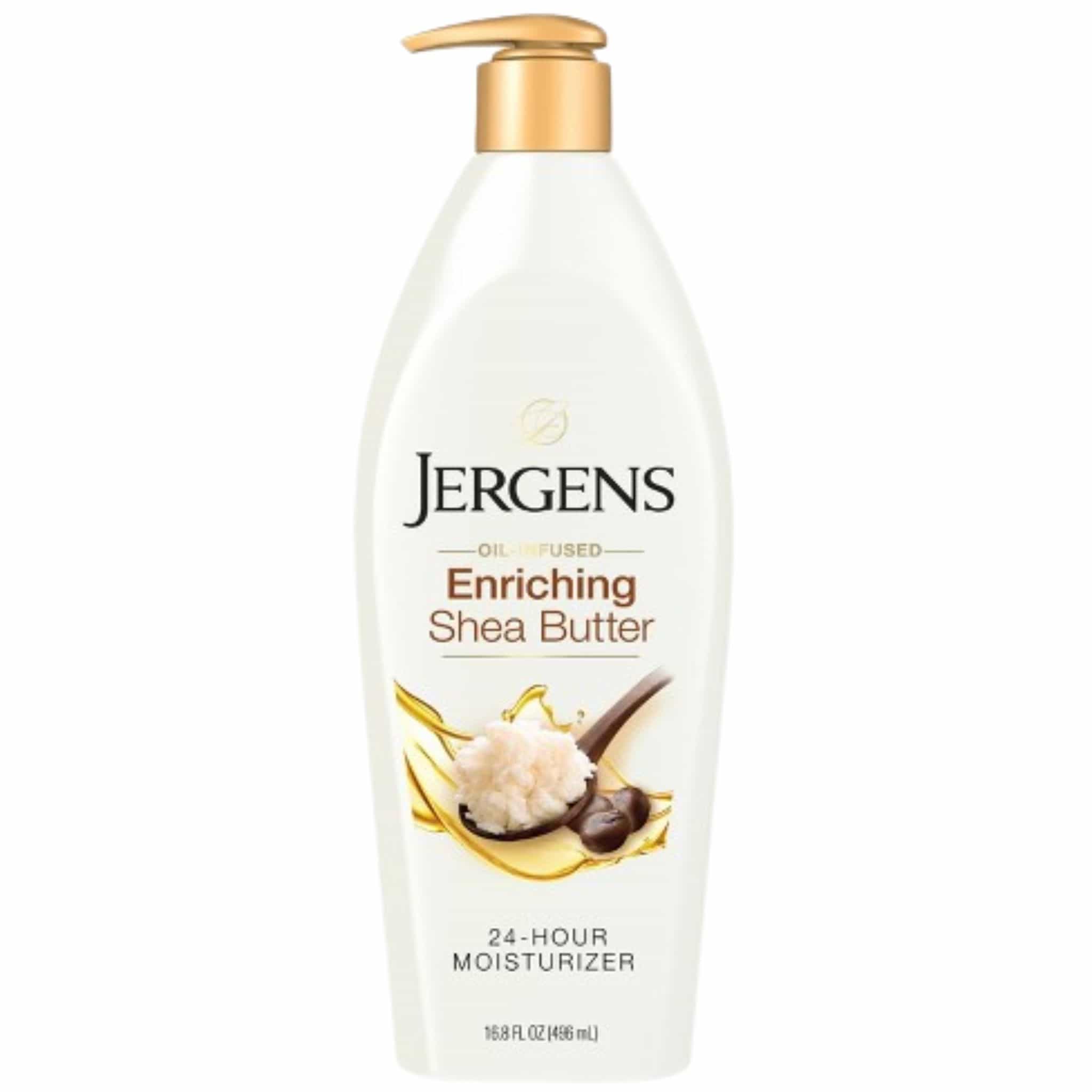 jergens enriching shea butter hand and body lotion for dry skin