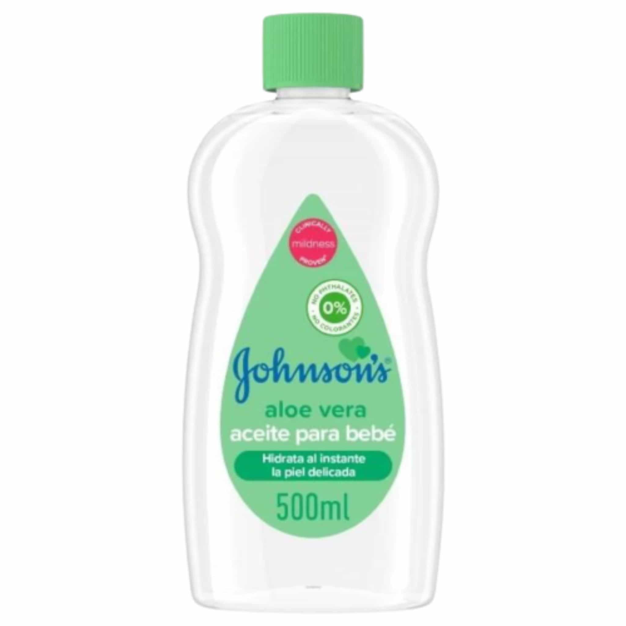 johnsons baby oil aloe vera 500ml