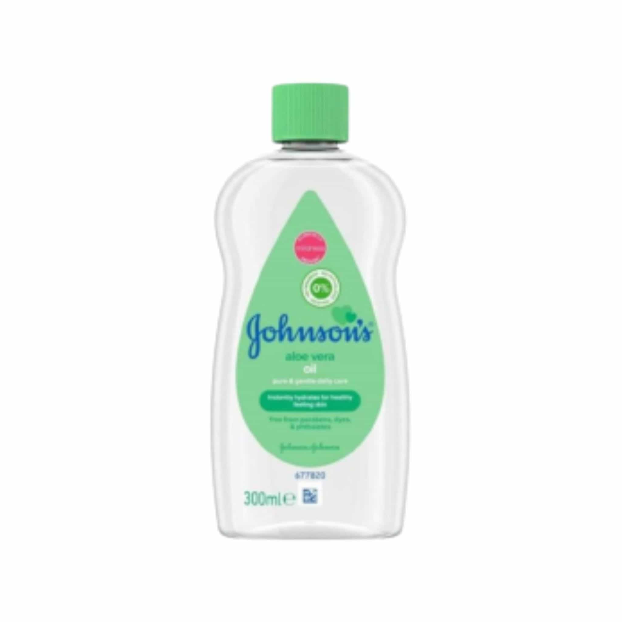 johnsons baby oil aloe vera 300ml