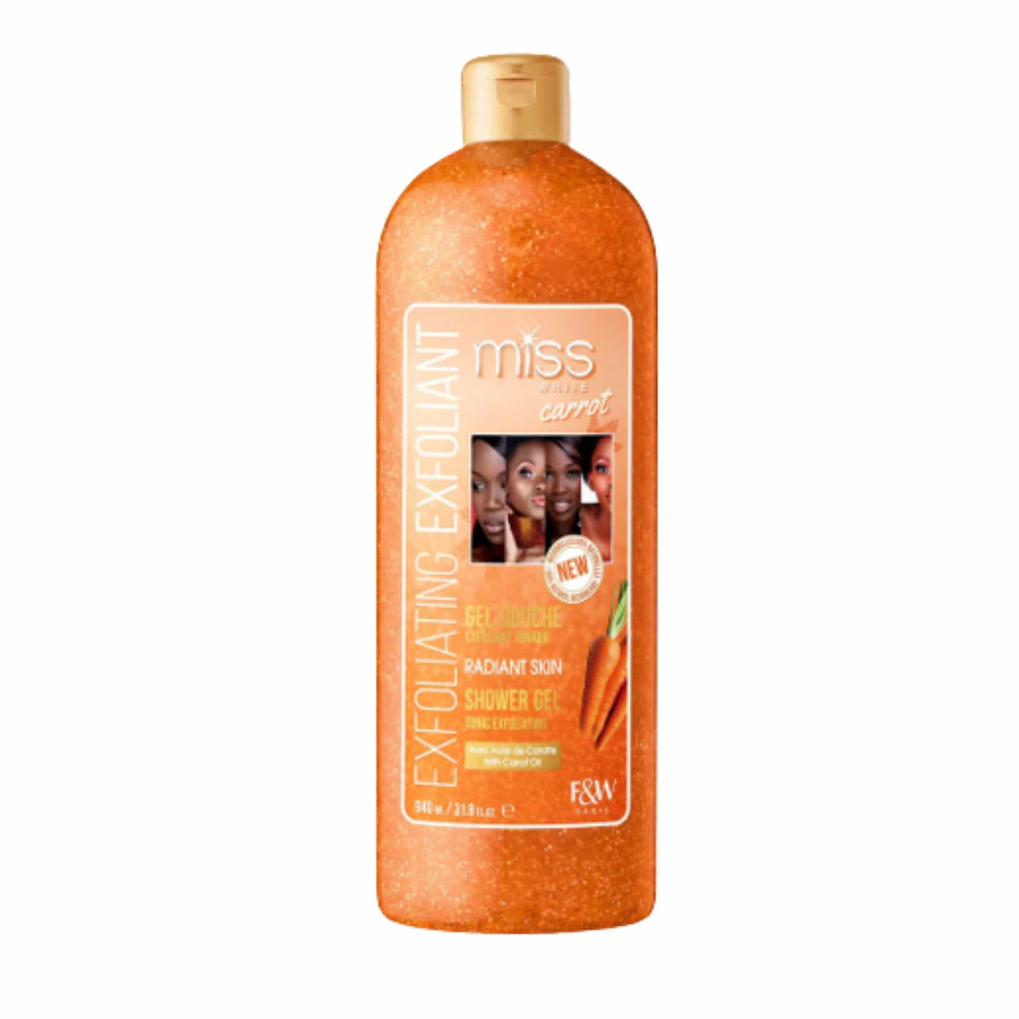 miss white carrot exfoliating gel de ducha 1000 ml