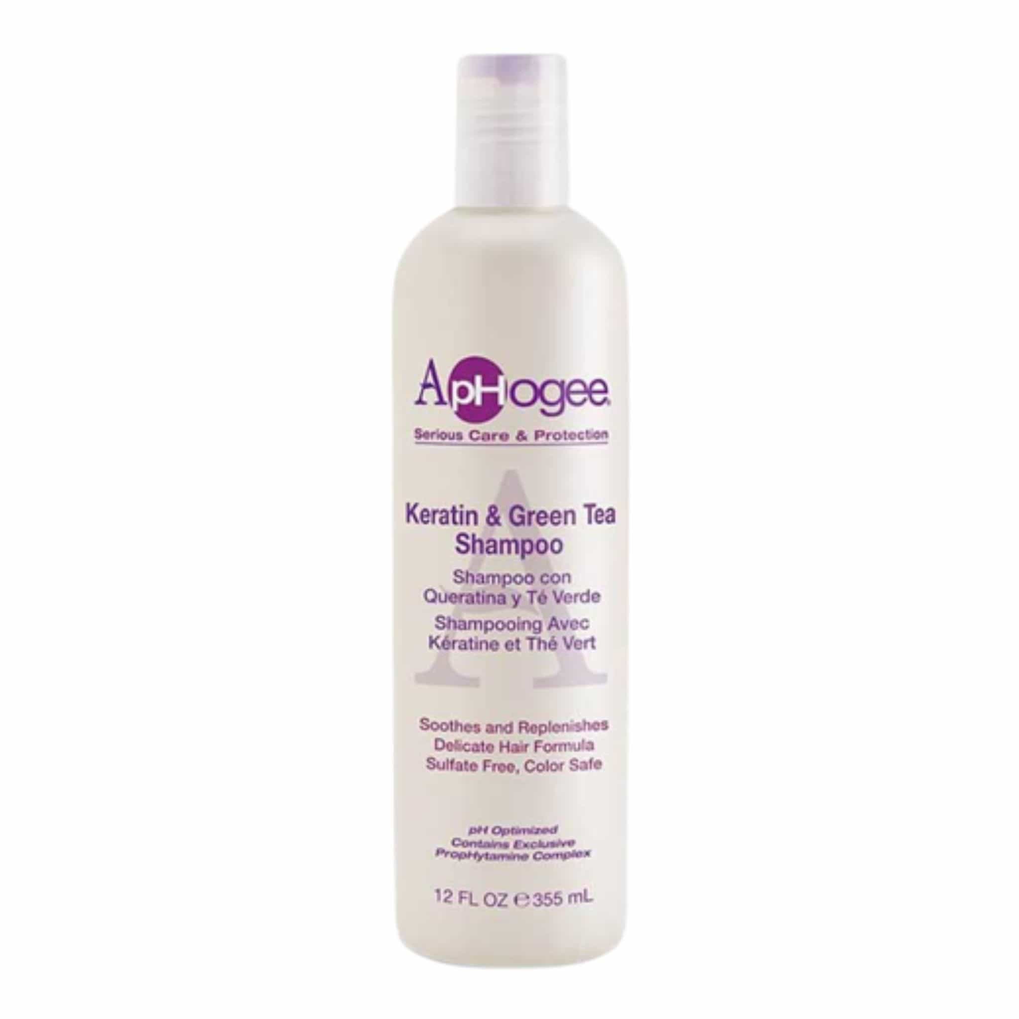 aphogee keratin green tea champu 355 ml