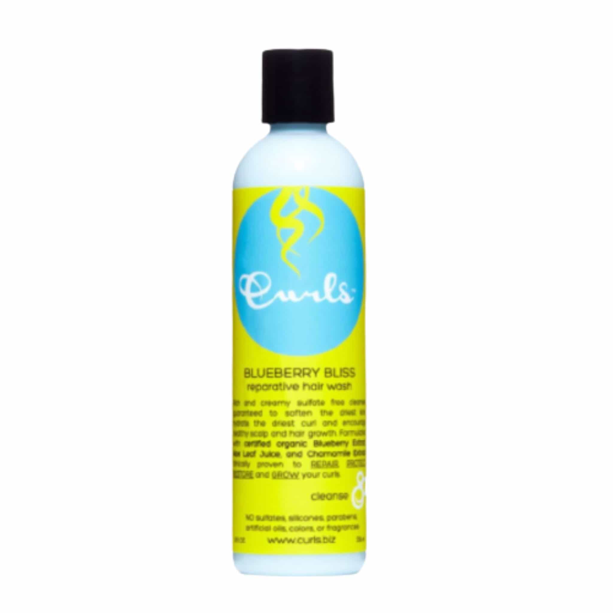 blueberry bliss reparative hair wash curls 8 oz