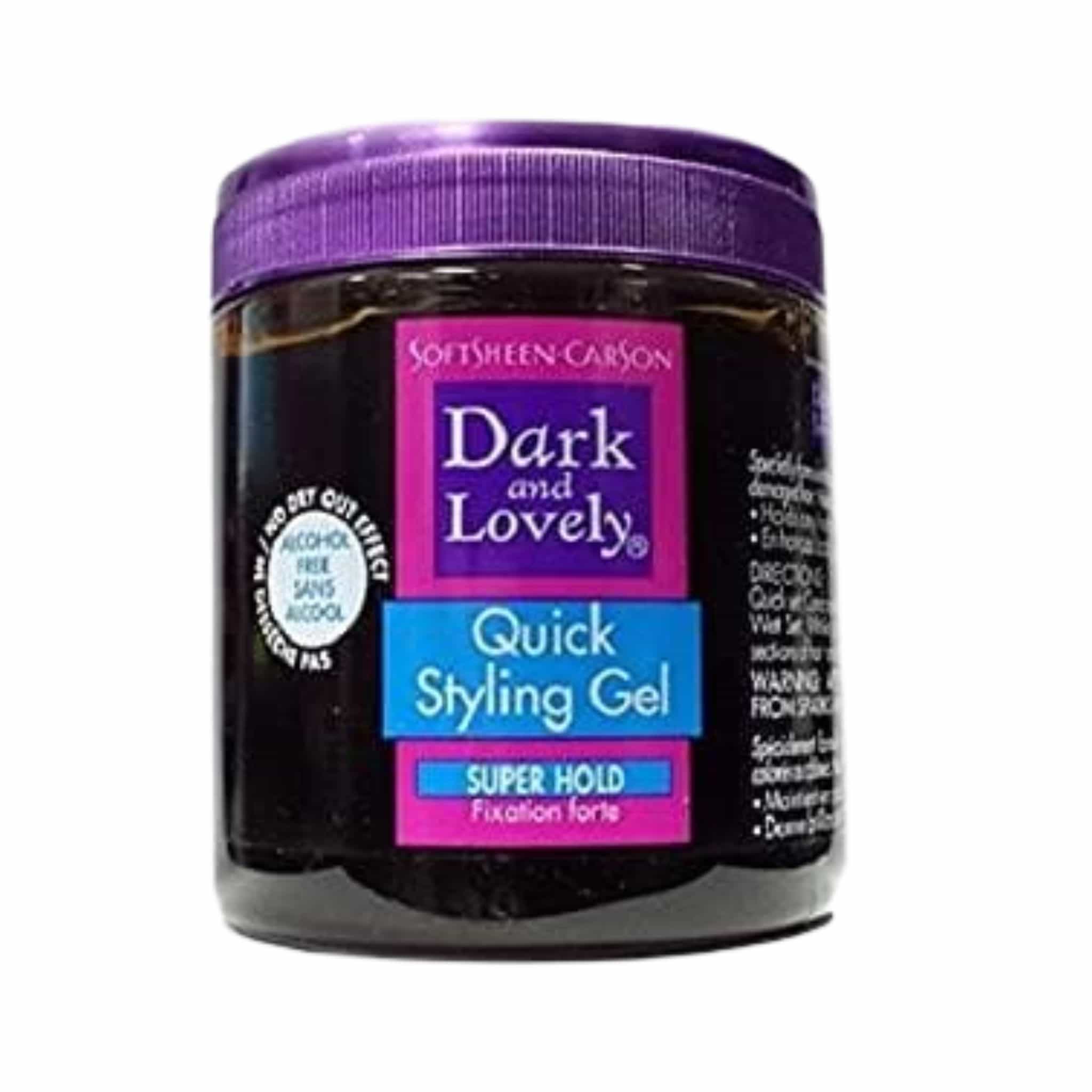 gel peindaore fixation fuerte dark and lovely quick styling gel 450ml