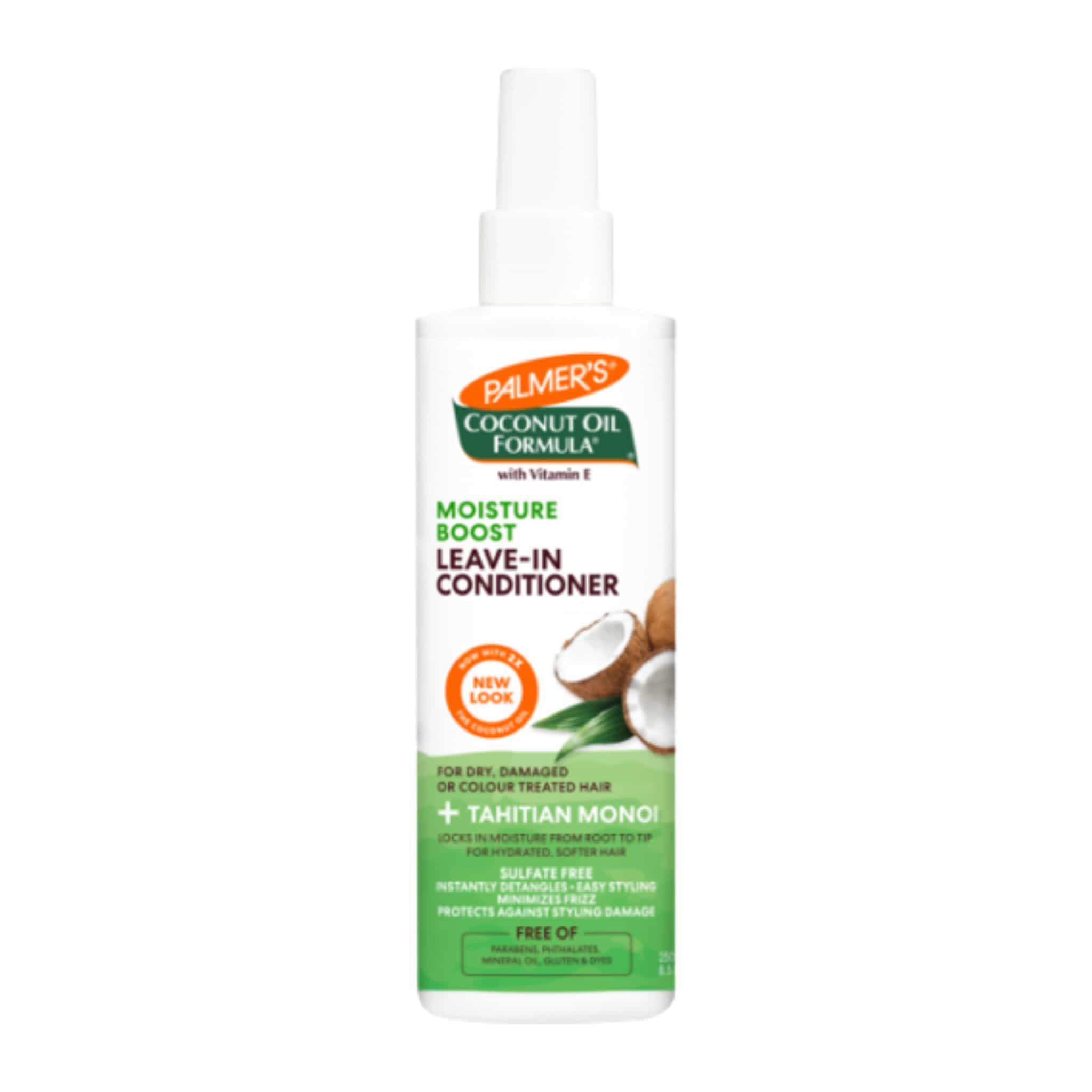 spray peindaora leave in conditioner coconut oil formula palmers 250 ml
