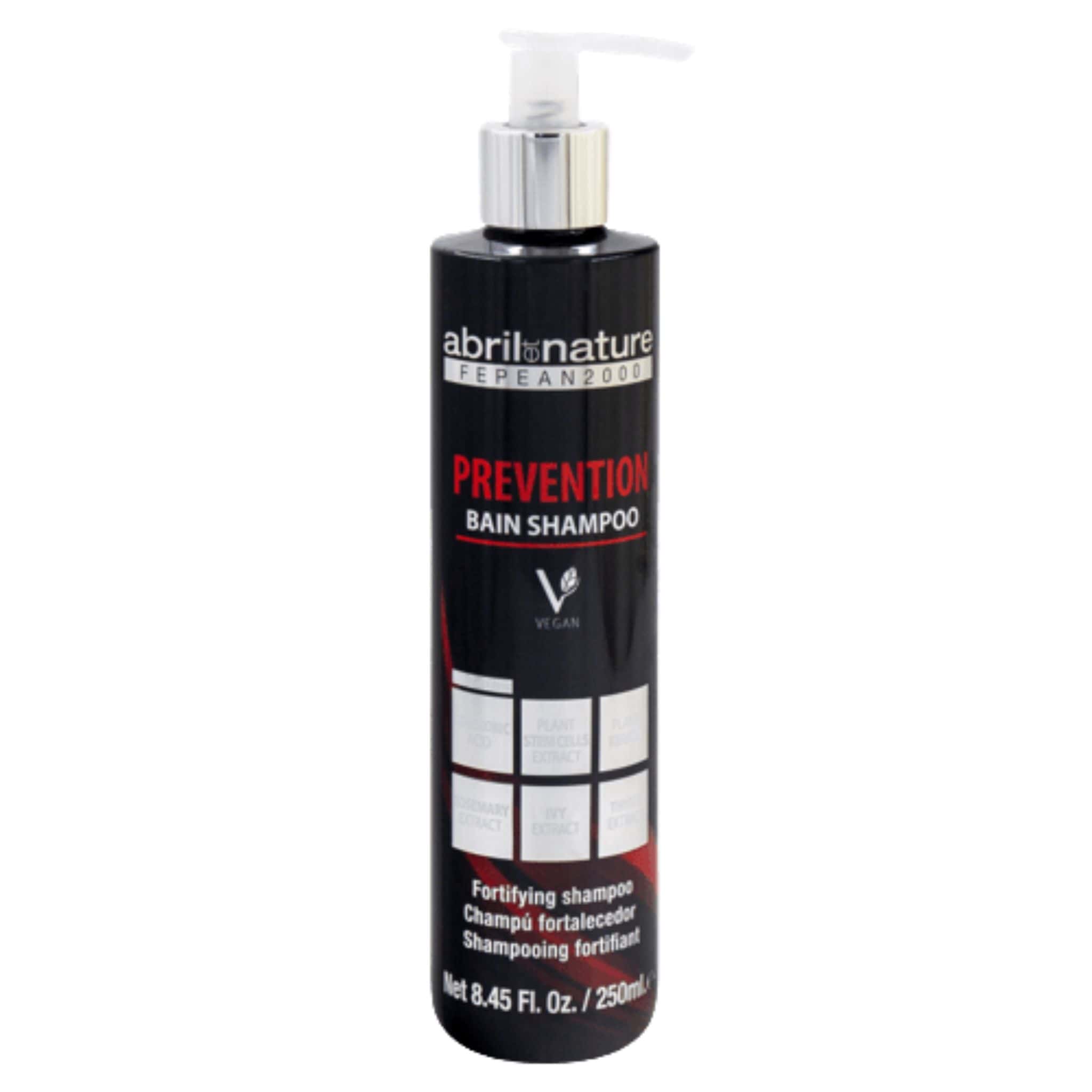 champu prevencion caida bain shampoo anti hair loss abril et nature 250 ml