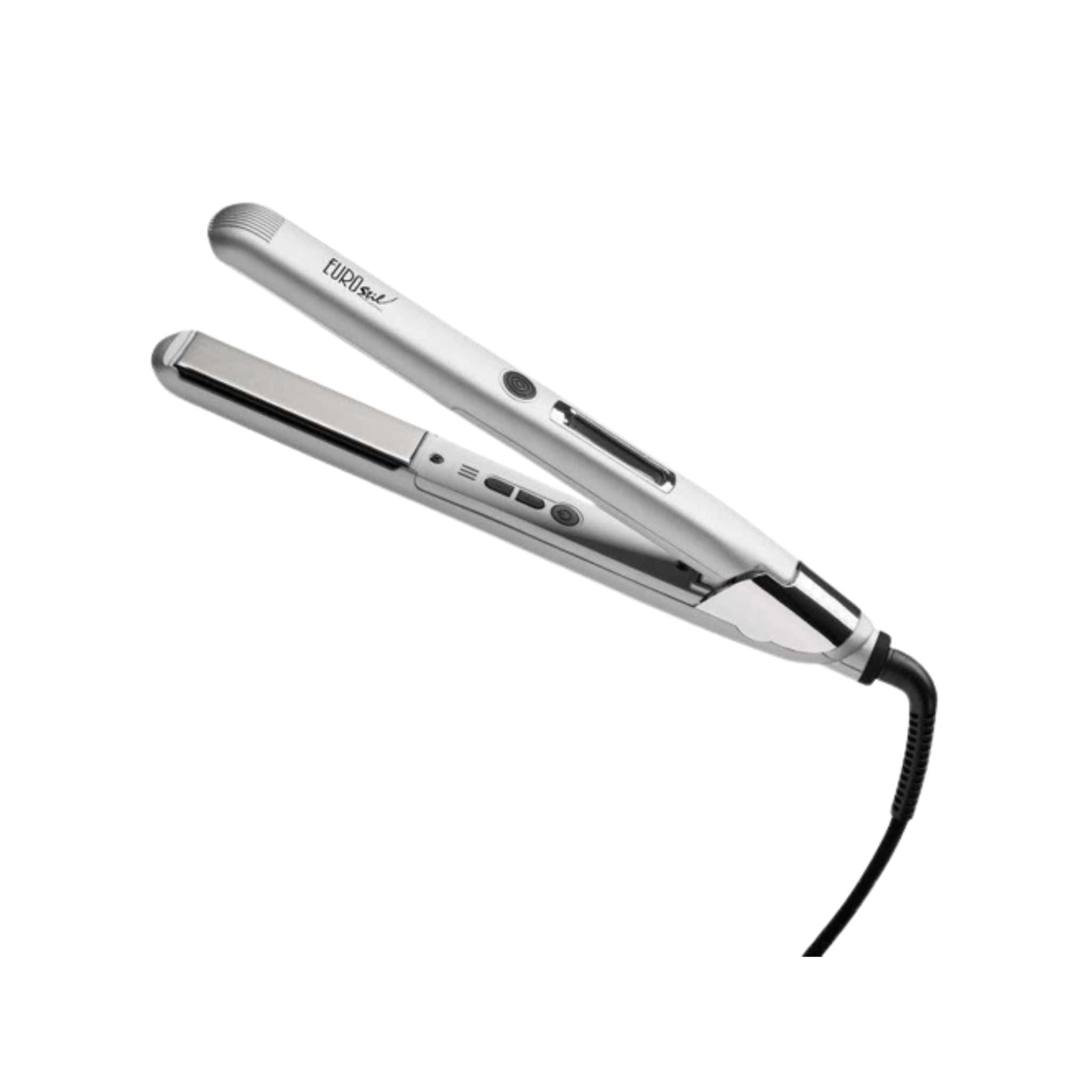 plancha digital titanium plateada eurotil
