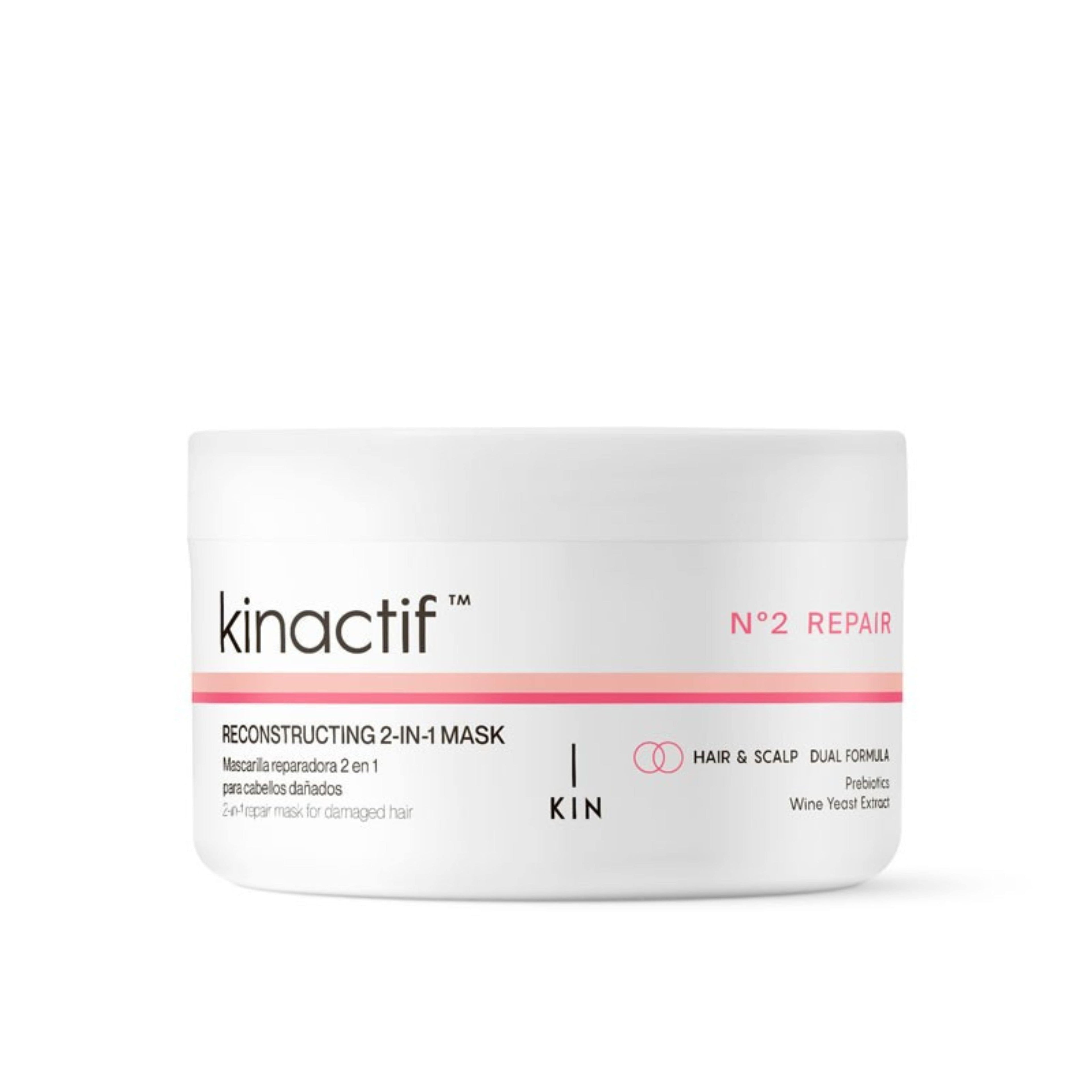 mascarilla 2 en 1 kinactif repair reconstructing 200 ml kin cosmetics