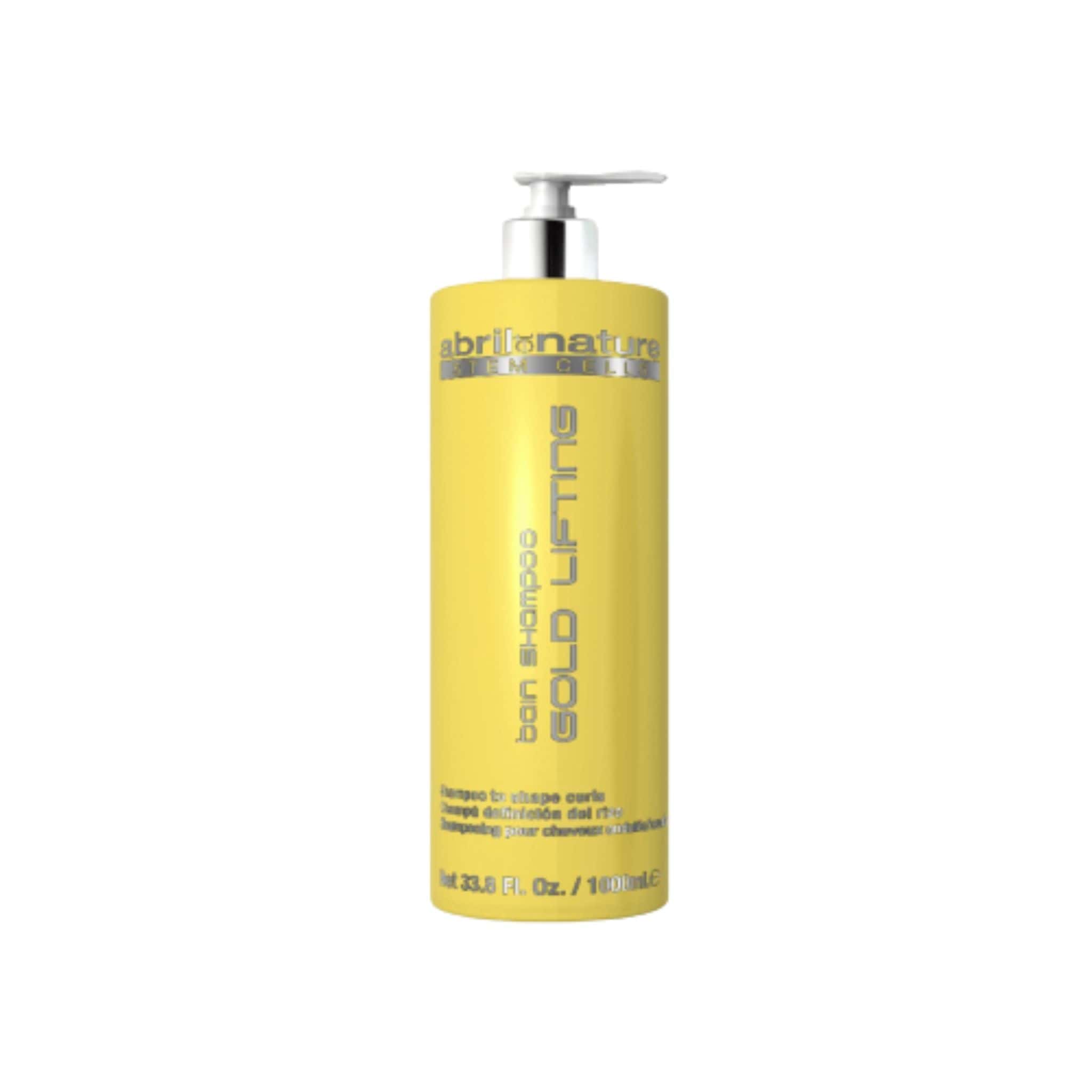 champu vegan definicion del rizo bain shampoo gold lifting abril et nature 1000 ml