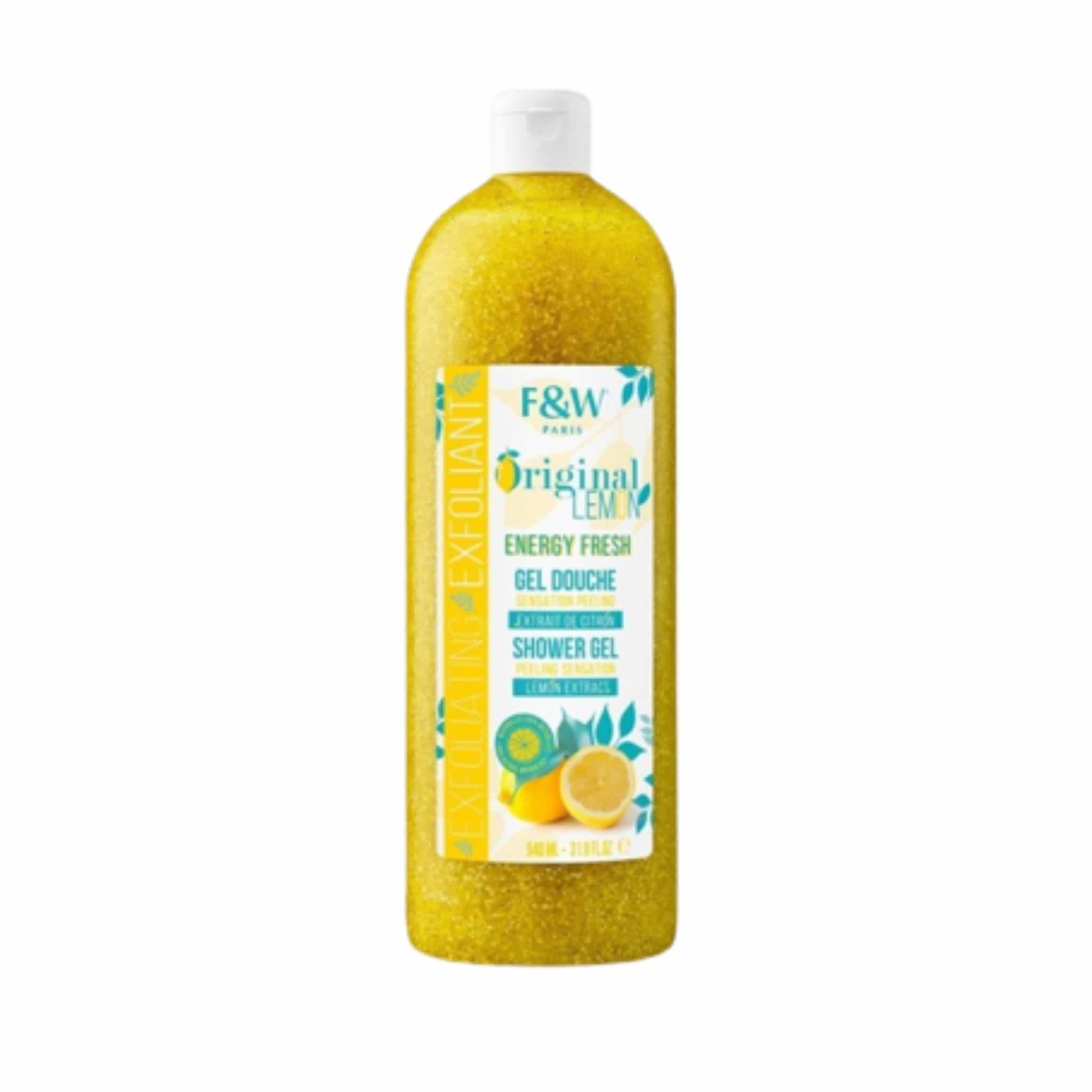 fair white original gel douche exfoliant citron 940 ml