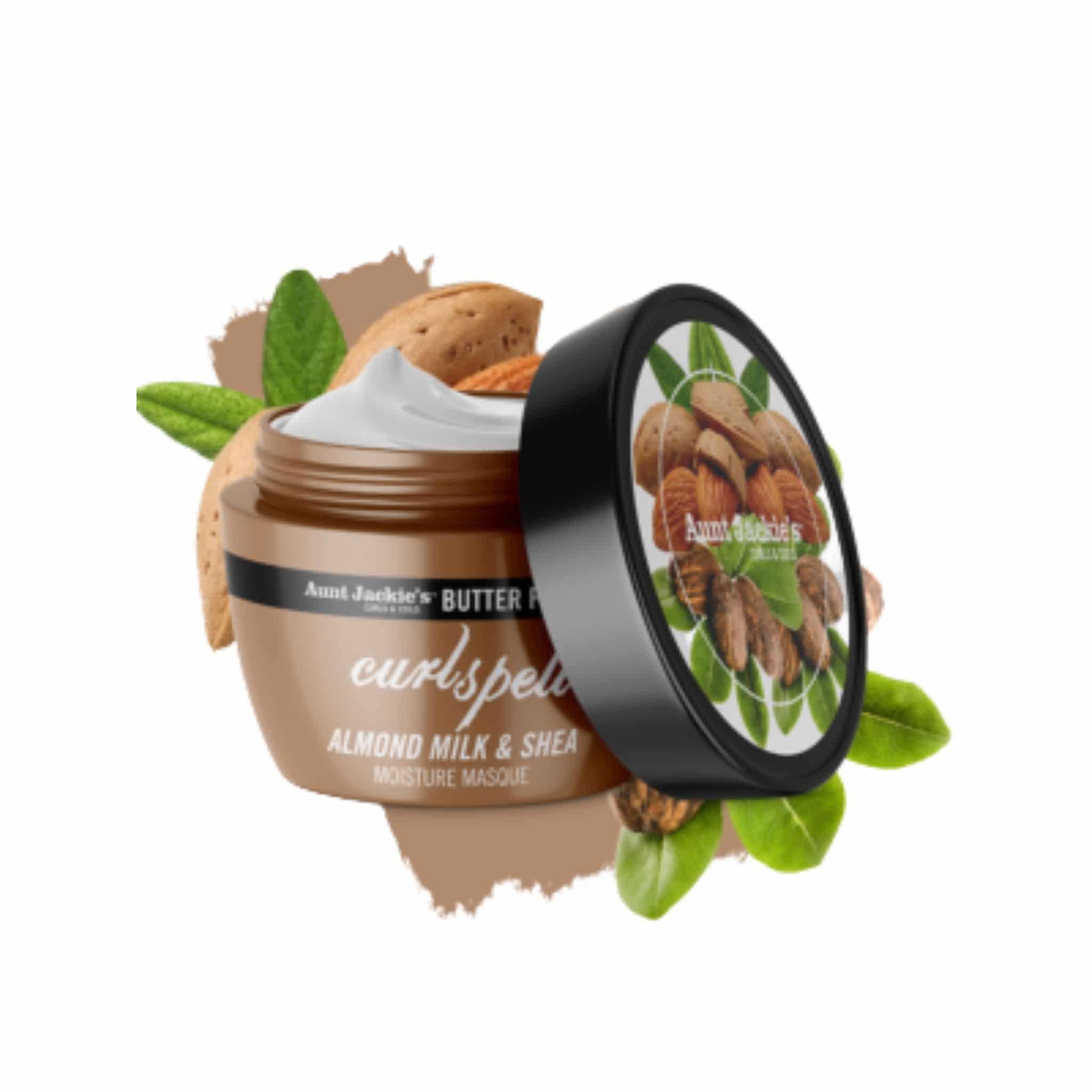aunt jackies curl spell almond milk and shea butter moisture masque