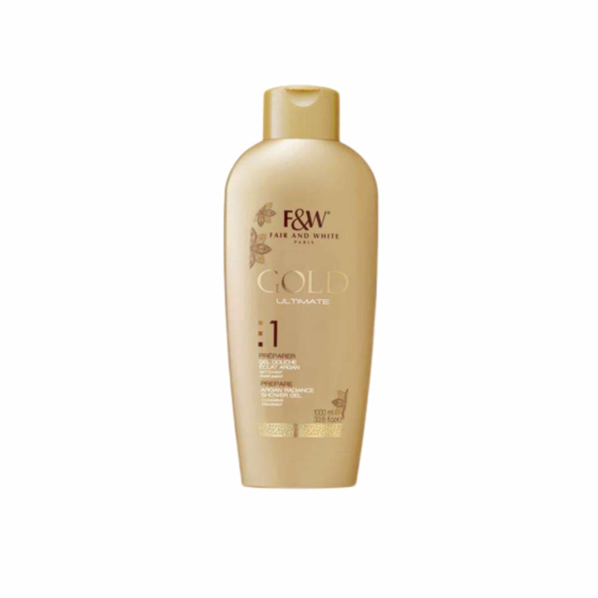 gel douche 1 gold argan shower gel fair white 1000ml