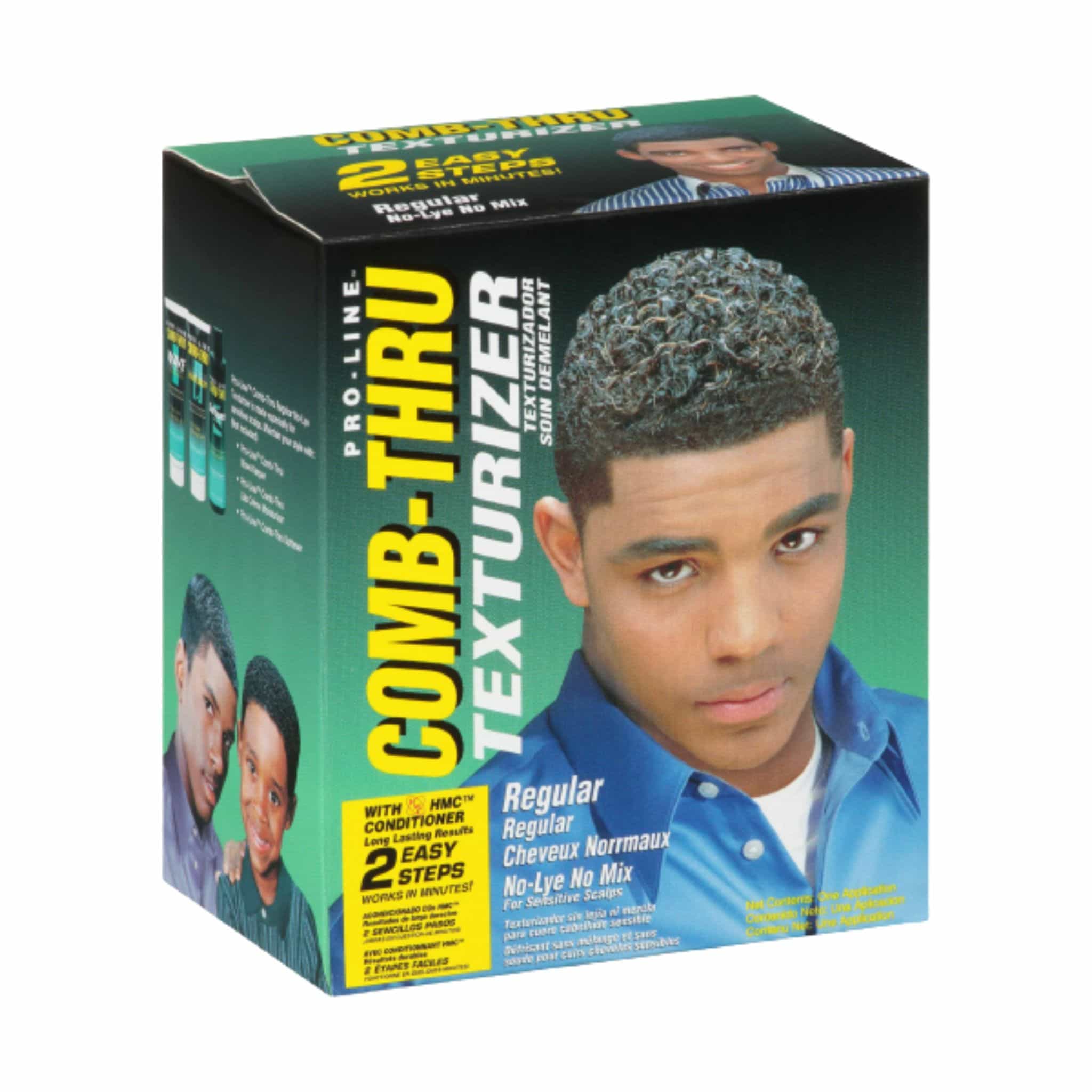 pro line comb thru texturizer kit regular
