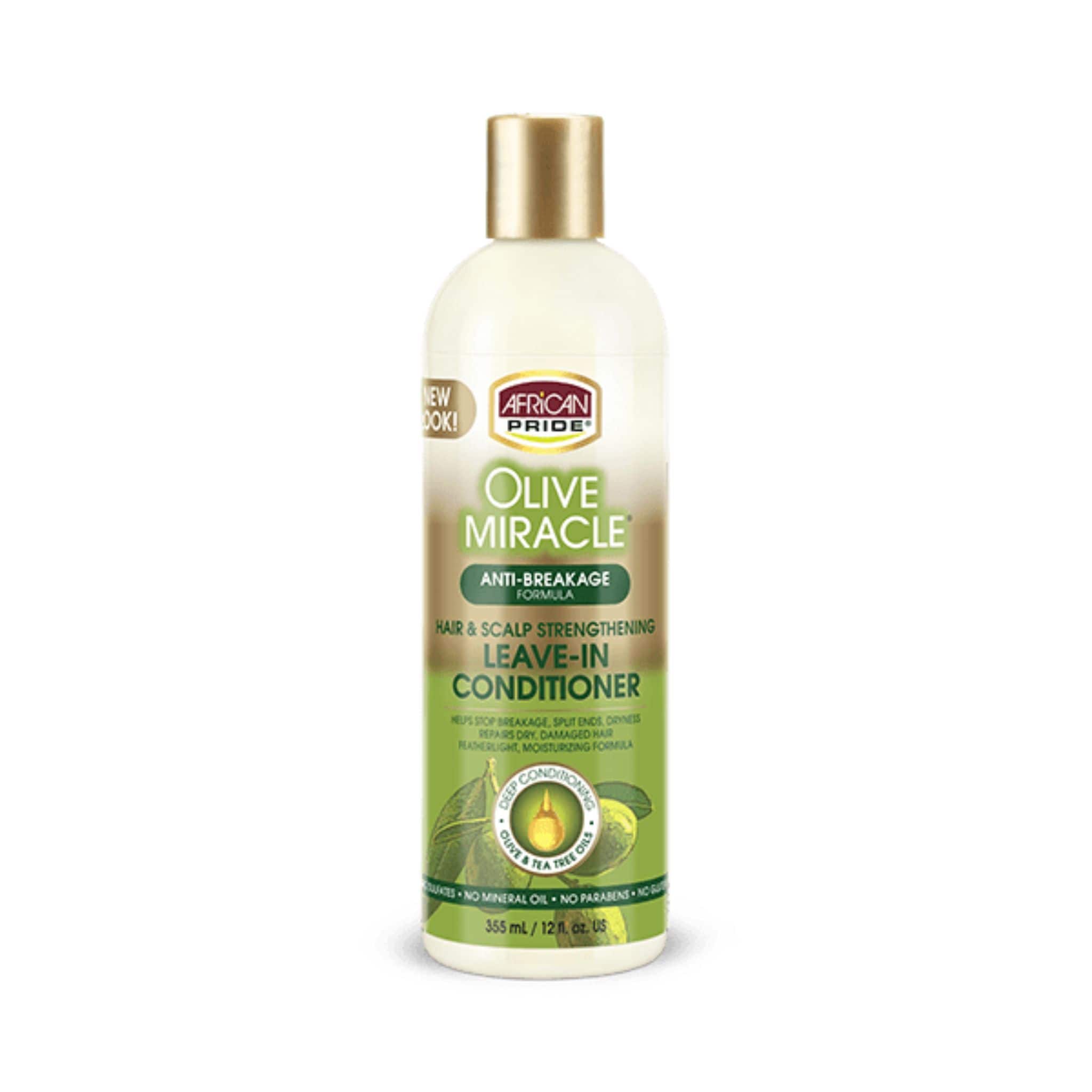 acondicionador sin aclarado leave in conditioner olive mirlce african pride 355 ml