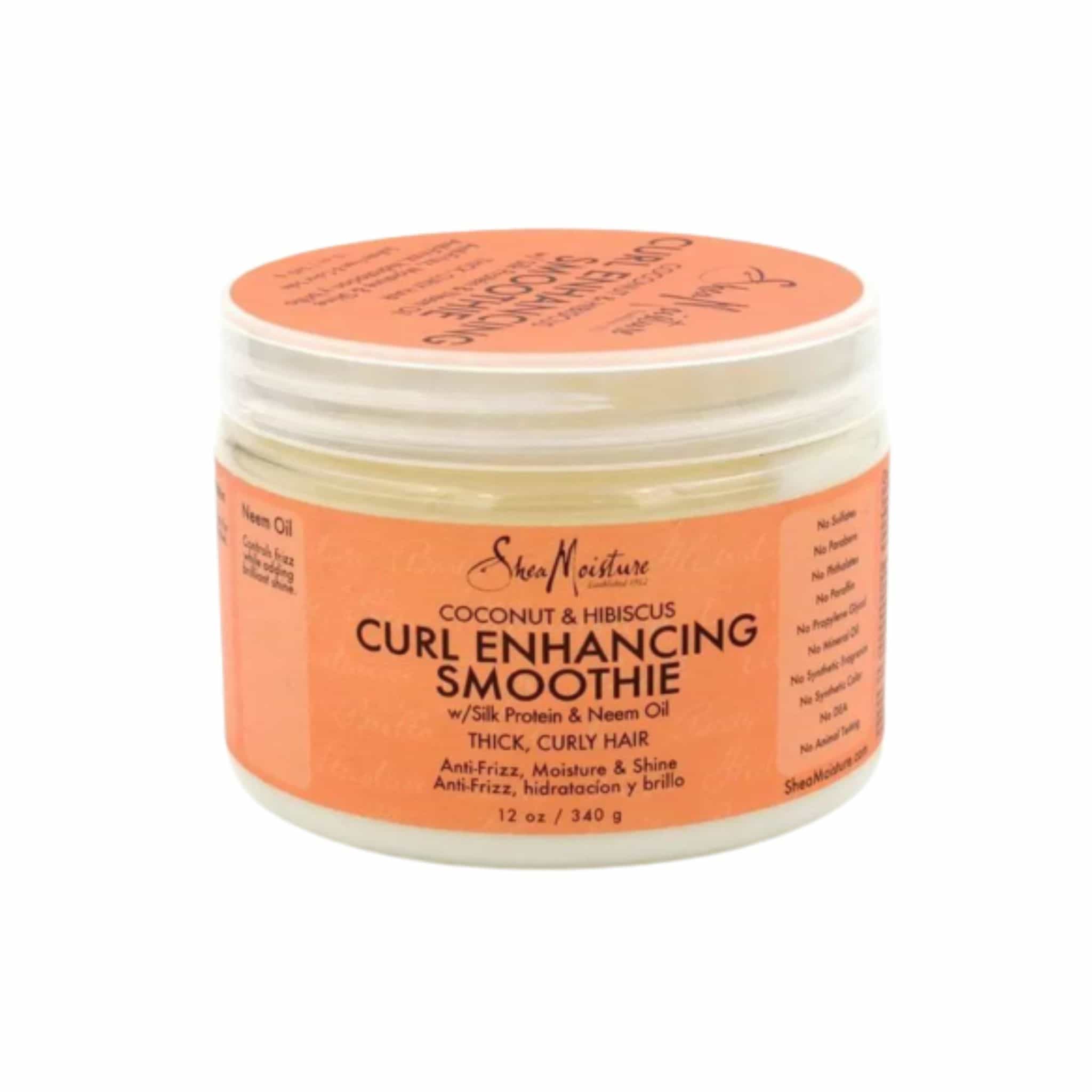 coconut hibiscus curl enhancing smoothie shea moisture 12oz