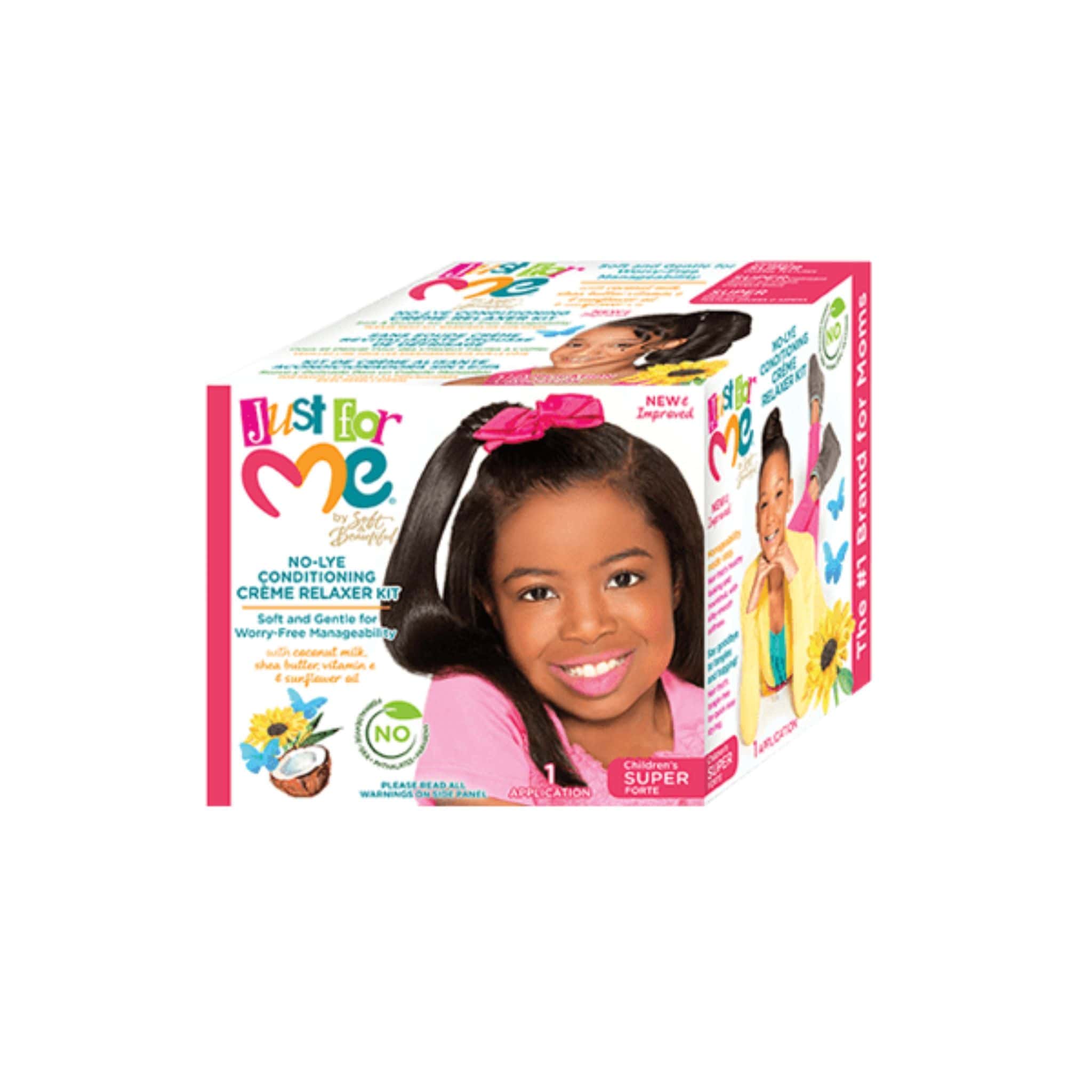 alisador no lye texture softener kit just for me meduim