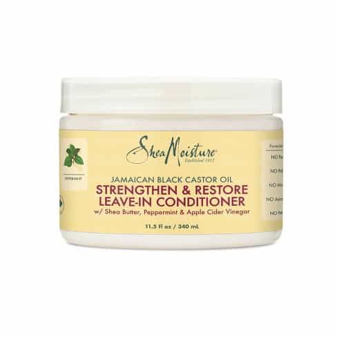 jamaican black castor oil strengthen restore leave in conditioner shea moisture 12 oz
