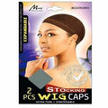 gorro peluca stocking wig cap m2225dbro 2 unidad
