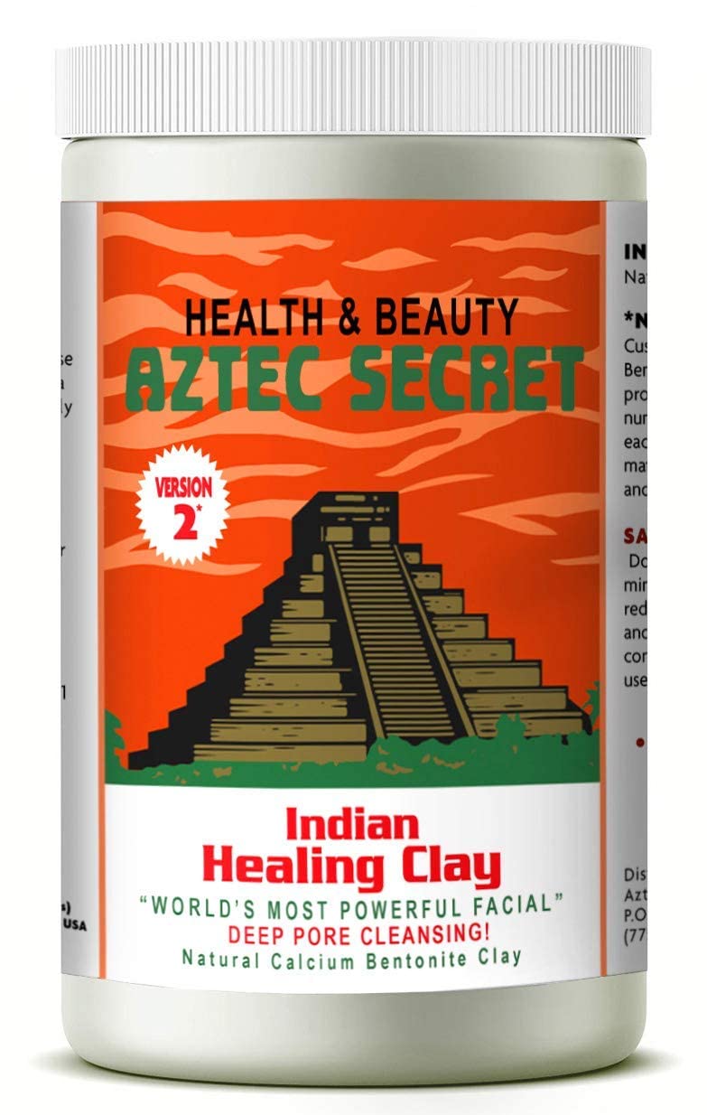 aztec secret barro natural corporal y facial 100 calcio bentonita 908g