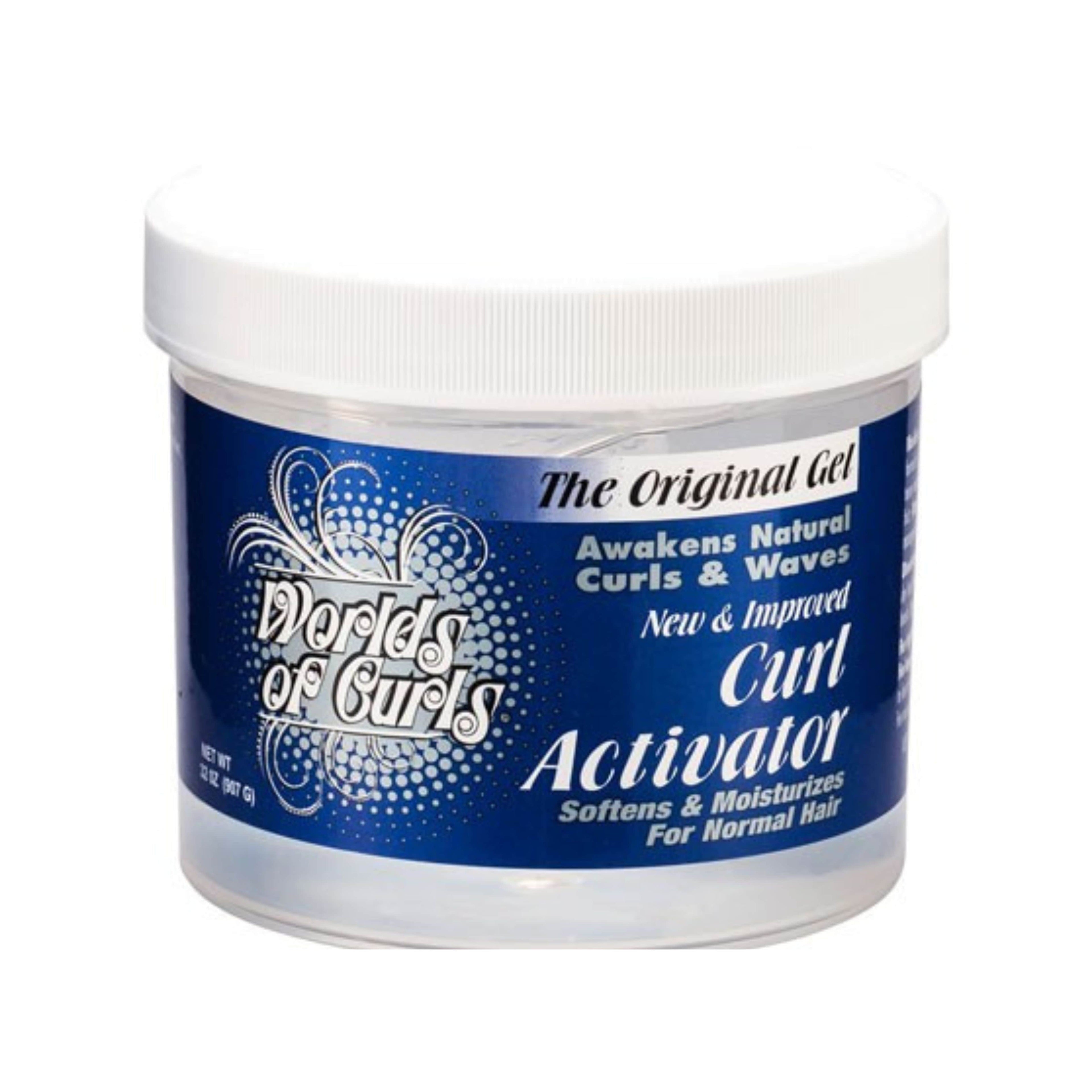 worlds of curls original gel curl activator for normal hair 32oz