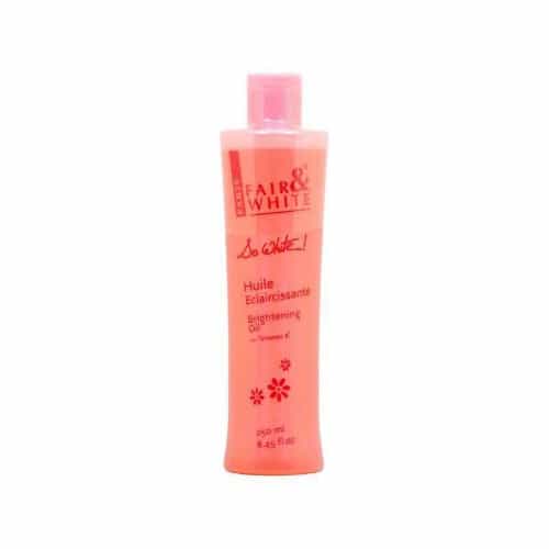 aceite so white brightening body oil with sweet almond oil fair white 250 ml