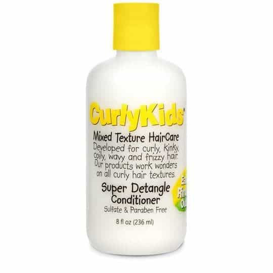 super detangle conditioner curly kids hair care 8 oz