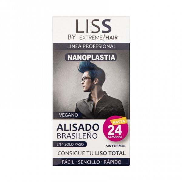 alisado brasileno para hombre liss by extreme hair 100ml