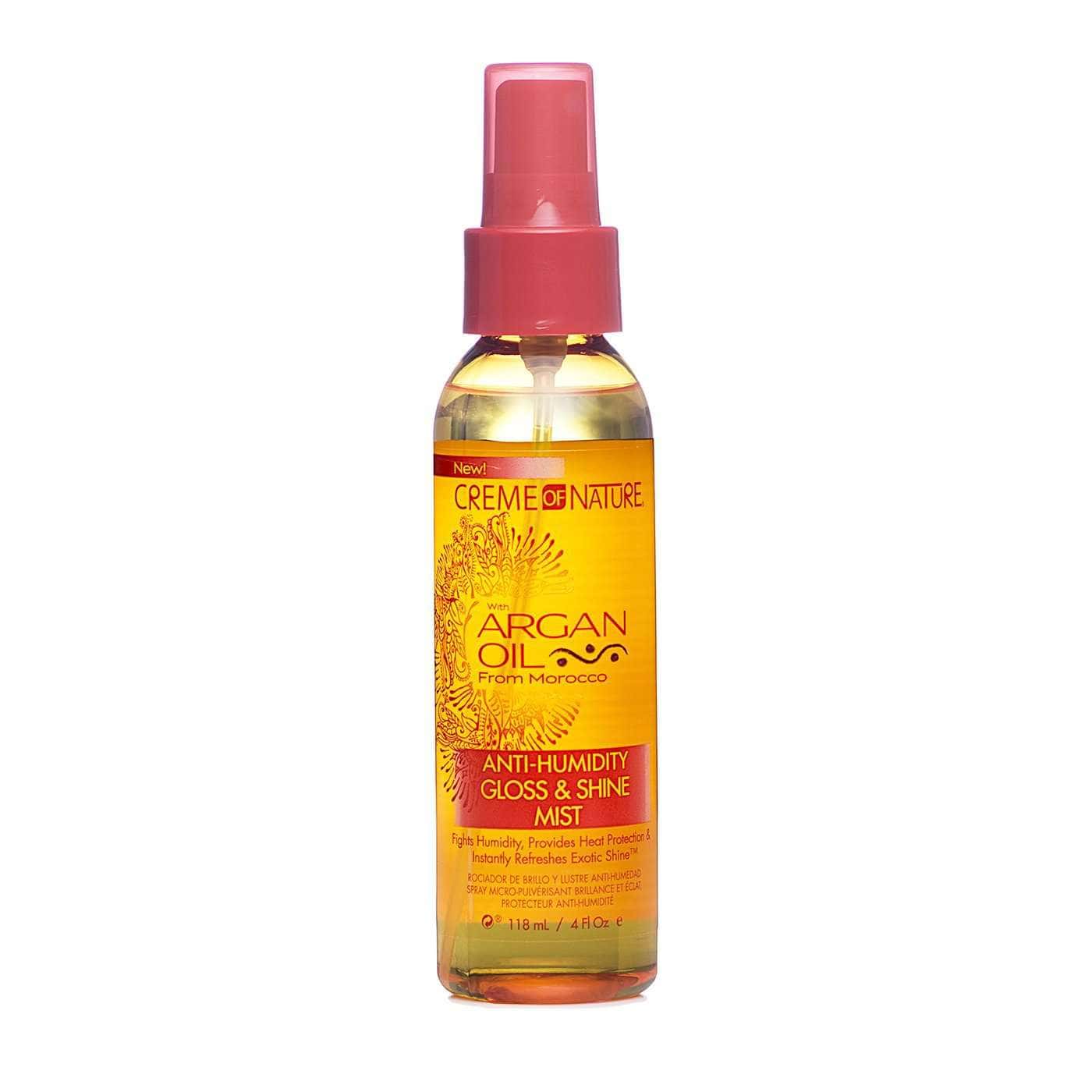 anti humidity gloss shine mist crem of nature 4 oz