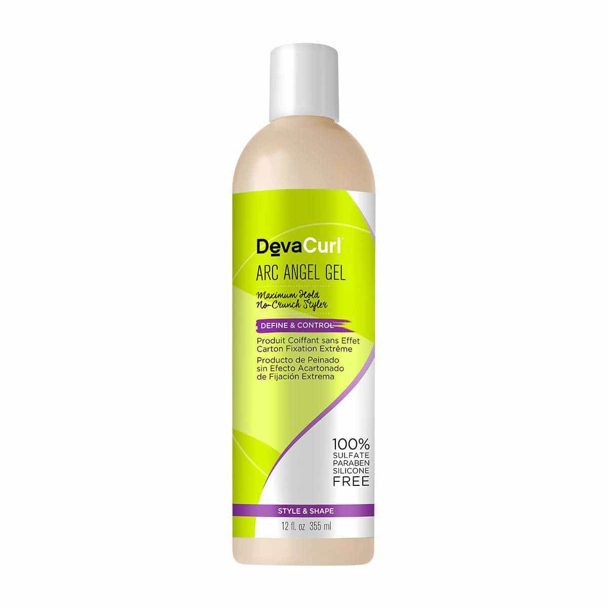 arc angel gel maximum hold no crunch styler deva curl 12 oz