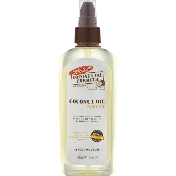 body oil coconut oil formula palmers 150 ml