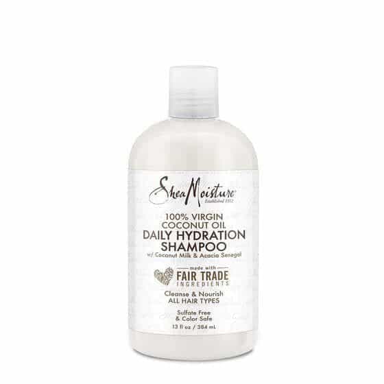 100 virgin coconut oil daily hydration shampoo shea moisture 13 oz