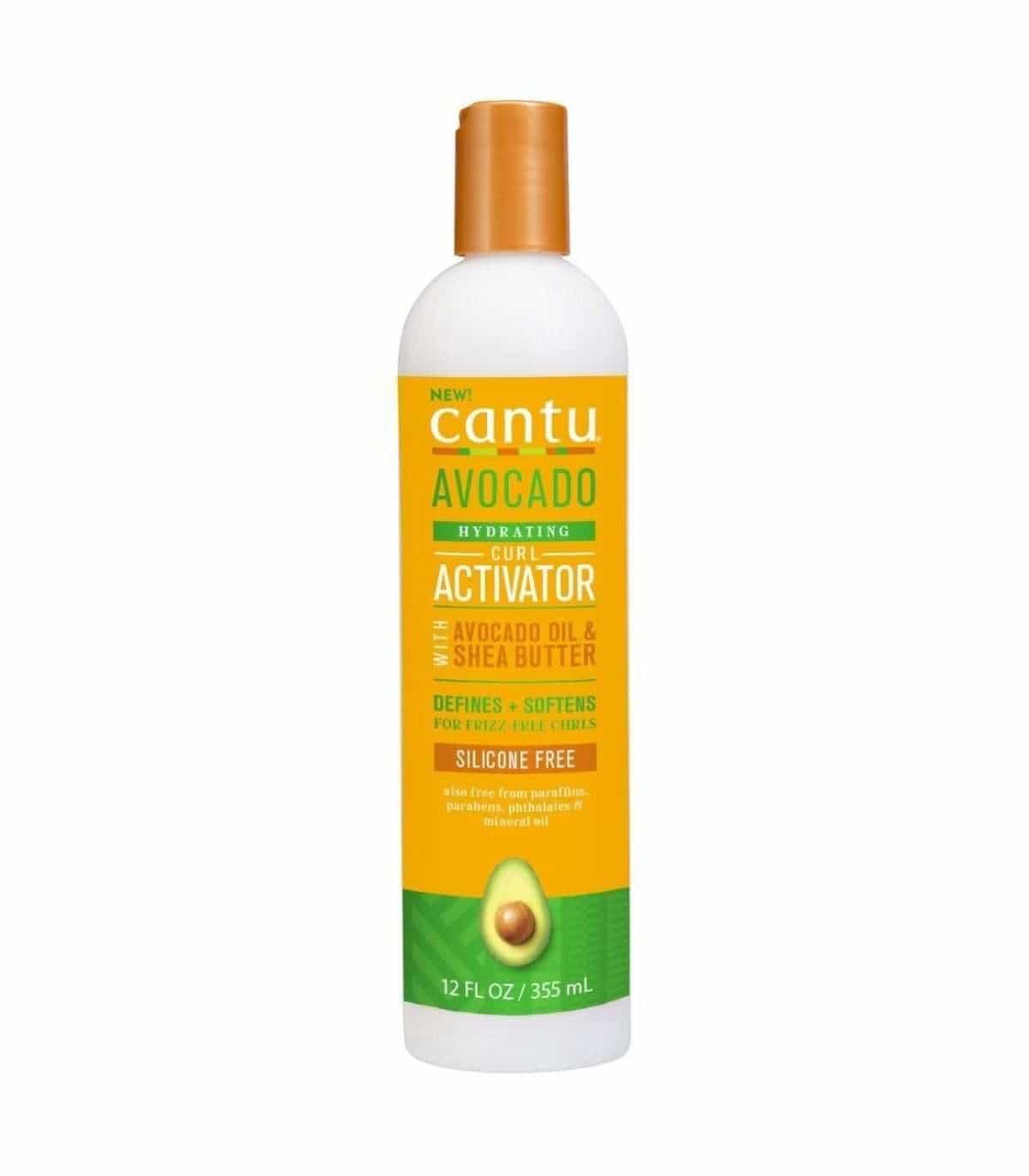 crema activadora de rizos hidratante de aguacate cantu 355ml