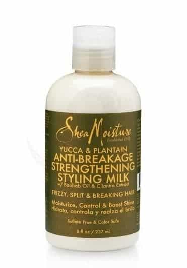 yucca plantain anti breakage strengthening styling milk shea mosture 8oz