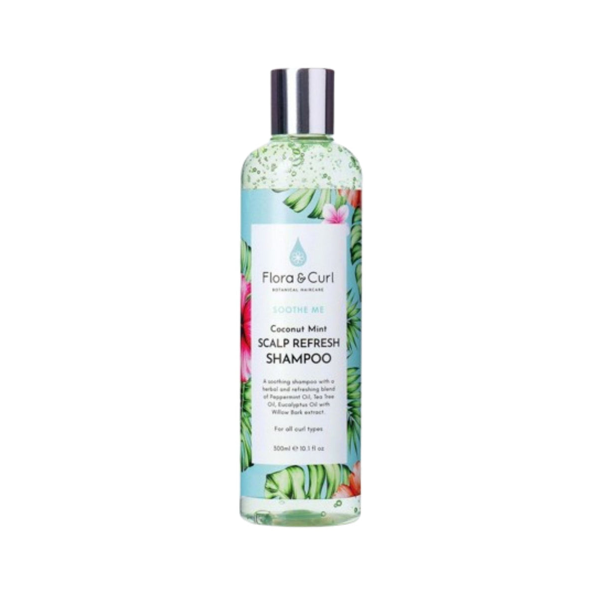 Flora & Curl Coconut Mint Champú Refrescante 300 ml