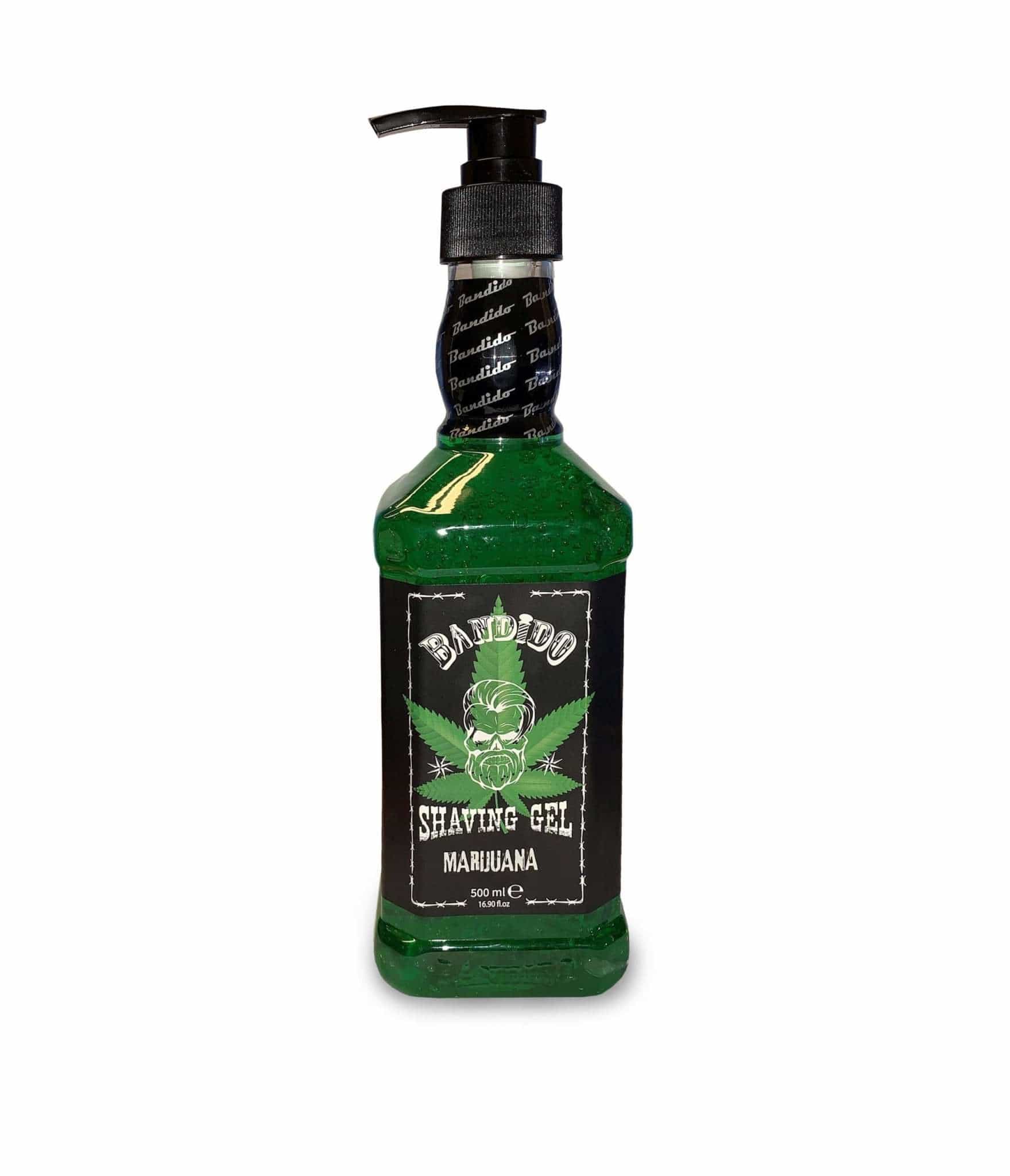 gel de afeitar shaving gel marijuana bandido 500 ml
