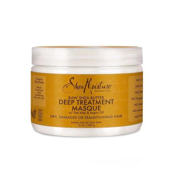 raw shea butter deep treatment masque shea moisture12 oz