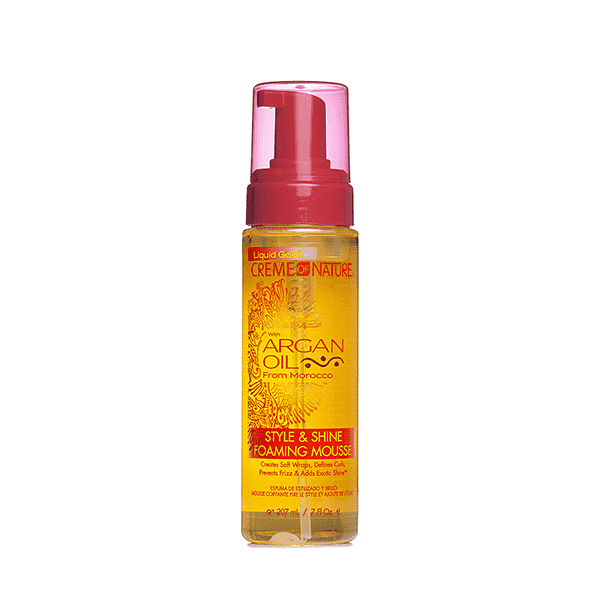 style shine foaming mousse creme of nature 7 oz