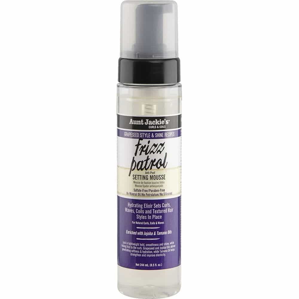 mousse hidratante frizz patrol anti poof twist curl setting as i am 227ml