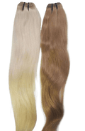 pelo natural indio cosido color