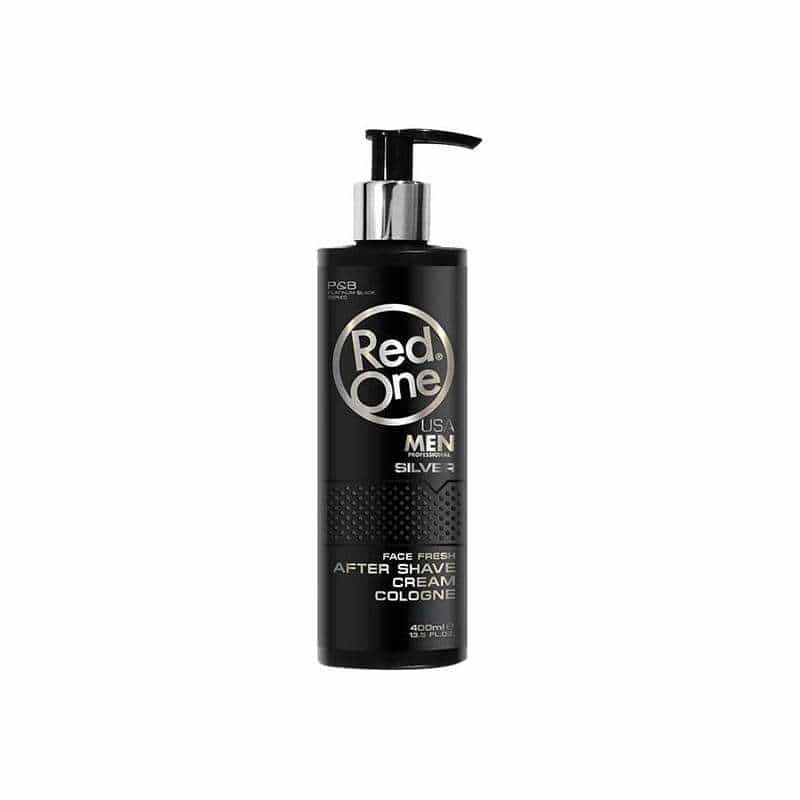 red one silver after shave cream colgne 400 ml