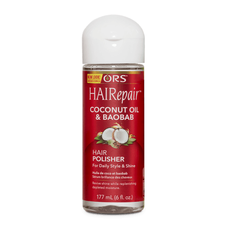 haireppair coconut oil baobab hair polisher 6 oz