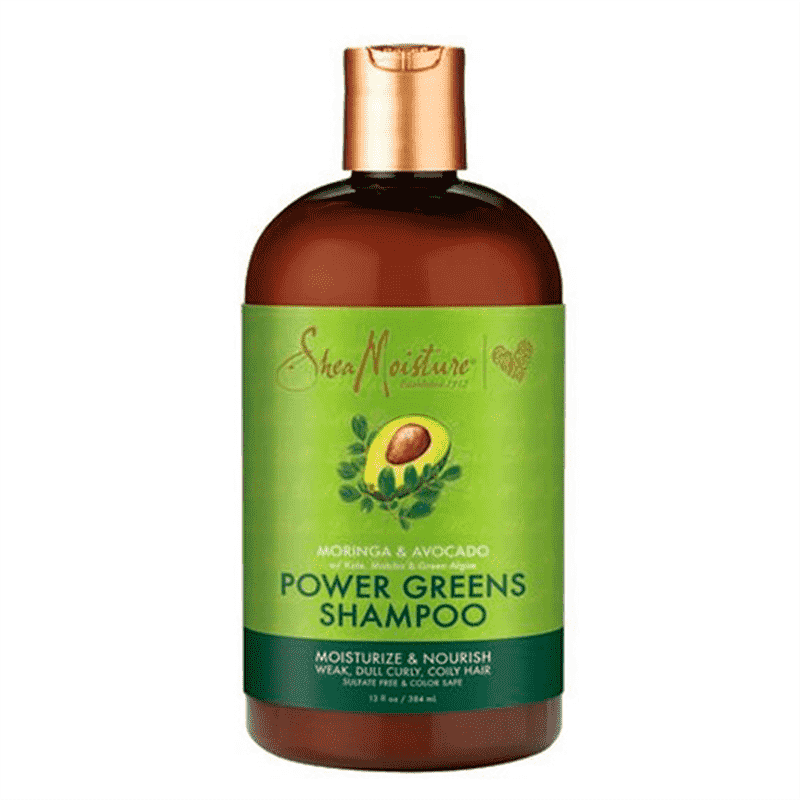 shea moisture moringa avocado power greens shampoo 384ml